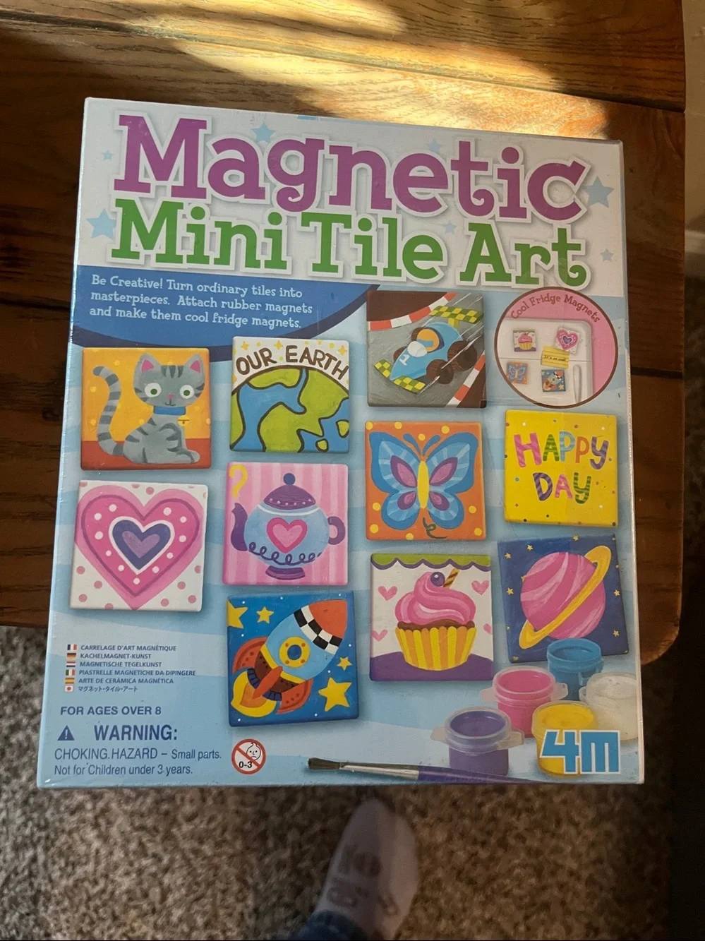 Beat That! Family Party Game + Magnetic Mini Tile Art Kit